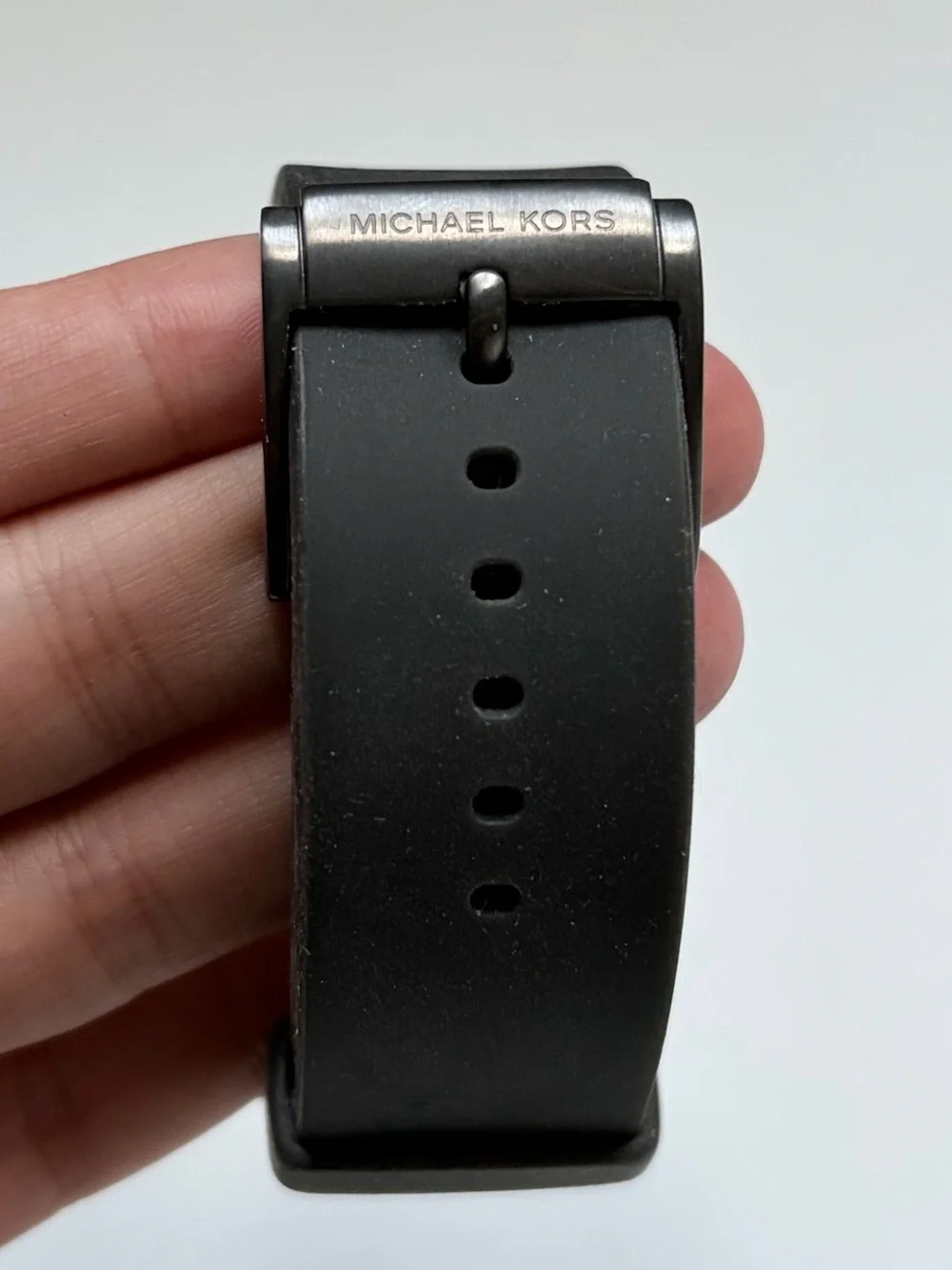 Michael Kors Men's Chronograph Silicone Strap Watch